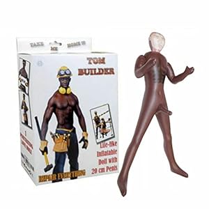 TOM BUILDER KINDER, opblaasbaar, mannelijk, zwart