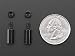 Adafruit Accessories Brass M2.5 Standoffs for Pi HATs - Black Plated - Pack of 2 (1 piece)