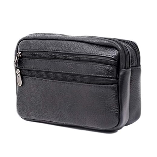 Neceser De Viaje | Piel | Bolso De Mano | Hombre | Portadocumentos | 5 Bolsillos (Color 1)