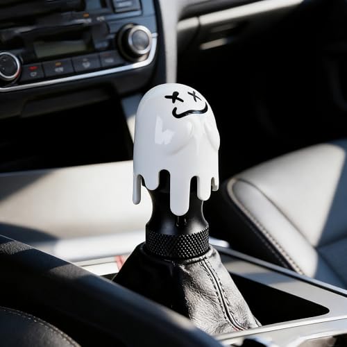 FirFiltr Ghost Gear Shift Knob,Spooky Car Accessories On Halloween Gifts