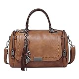 Schultertasche Tasche Large Umhängetasche Damen Rucksack Geldbörse PU Washed Leder Cabrio Damen Handtaschen Messenger Bag Lingge Kette Paket Schulter Mode Damen Schultertaschen Umhängetaschen Damen Sommersaison Quaste Weibliche Tasche Paket Damen PU lässigen Kette Handtasche Modisch Tasche Nieten seitlich Handtasche Handtaschen Messenger Bag Lingge Kette Paket Schulter Mode Damen Rucksack Canvas PU Schultertasche Umhängetasche