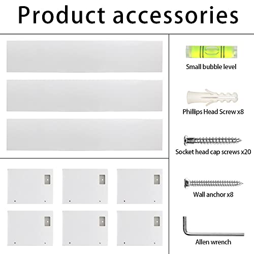 Lixintray Floating Bookshelf 24 Inches Set Of 3, Wall Mounted Nursery Book Shelves For Bathroom Decor, Kids Room, Kitchen Spice Rack, Book Shelf Organizer For Baby Nursery Decor #TOP5