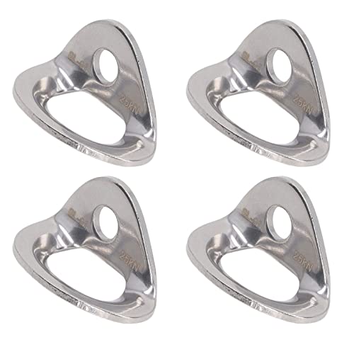 10 Piece Stainless Steel Climbing Hanger Anchors for Cave Exploration, Engineering Protection, Lightweight Rock Climbing Bolt Hangers by Yosoo Health Gear - Image 7