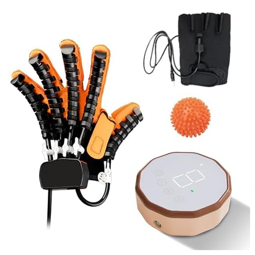 Rehabilitación Guantes De Robot, Ortesis Del Dedo, Alivio De Rigidez De Las Manos, Sida Del Ejercicio De Manos, Para La Artritis Cerebral De Artritis De La Parálisis Hem(Size:XL,Color:Mano derecha)