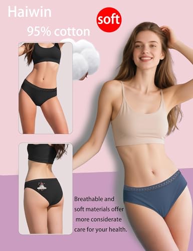 Haiwin Women's Cotton Underwear Hipster Panties 6 Pack – Low Rise Bikini Briefs3