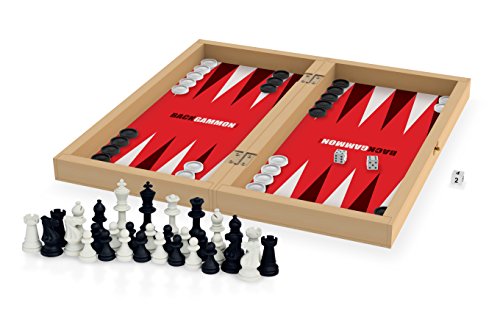 Xadrez Damas e Gamão Junges Madeira