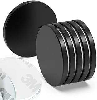 Ant Mag Neodymium Magnets Heavy Duty with Double Sided Adhesive Pads Strong Disc Magnets for Fridge Kitchen Garage Rare Earth Magnets for DIY Uses,1.26inch