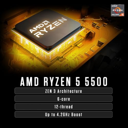 Image of ZOTAC MEK AI-Enhanced Gaming PC Desktop Computer - NVIDIA GeForce RTX 5050, AMD Ryzen 5 5500 4.2GHz, 16GB DDR4, 1TB NVME M.2 SSD, 650W 80+ Gold PSU, WiFi 6E, Windows 11 Home