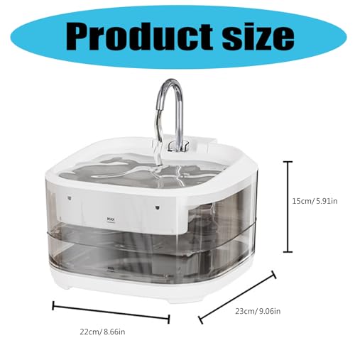 Fuente automática para gatos acero inox 4.5L miniatura 7