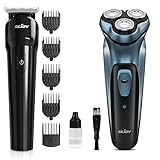 Sejoy Electric Razor for Men & Body Hair Trimmer Clipper for Men,Electric Hair Trimmer, Beard Trimmer with Travel Lock, Waterproof, 90 Min Battery Life, USB Rechargeable