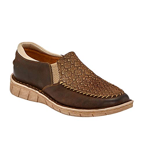 Tony Lama Women's Magdalena Mocha Shoes Moc Toe Brown 9.5 M4