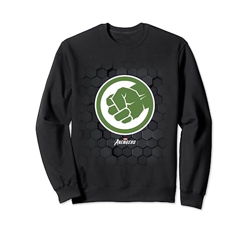 Sudadera Marvel Gamerverse Hulk con estampado de fondo hexagonal de invierno para hombre