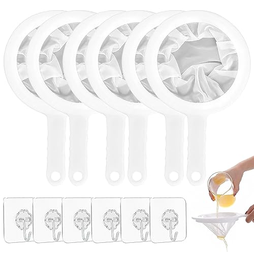 4 Filtri In Nylon Per Liquori E Alimenti | 300 Maglie | Diametro 13 Cm | Per Filtrazione Secondaria - Foto 2