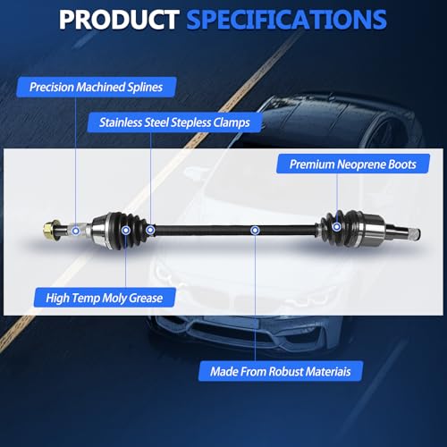 Maxfavor CV Axle Rear Compatible with Chevy Equinox 2010 2011 2012-2017 by Maxfavor - Used condition - Image 4
