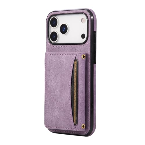 Étui iPhone 12 Pro Max en cuir violet aux finitions haute couture