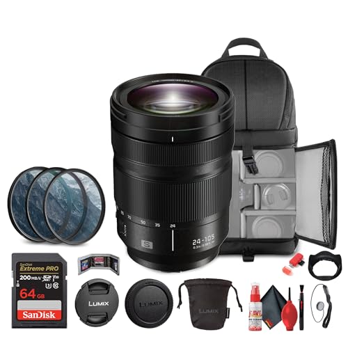 �p�i�\�j�b�N Lumix S 24-105mm f/4 �}�N�� O.I.S�����Y(S-R24105) �Z�b�g�i:64GB �J�[�h�A���[�_�[�A�o�b�N�p�b�N�A�t�[�h�A�L���b�v�A�t�B���^�[�L�b�g�A�|�[�`�A�N���[�j���O�L�b�g�A���z�A�L�[�p�[