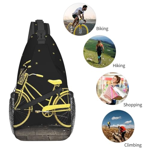 Bolso cruzado tipo bandolera negro para adultos miniatura 6
