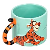 Paladone Disney Tigger Tail Taza de cerámica grande, con licencia oficial, taza de café para té o chocolate caliente, regalo de cultura pop para niños y adultos