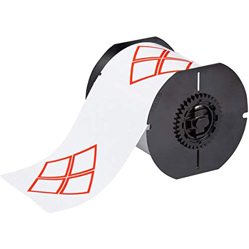 Brady B30-262-7569-CLP4B Vinyl Film, BBP31 2 Color GHS Vinyl Tape - 4 Diamond (1 Roll of 200 Labels )
