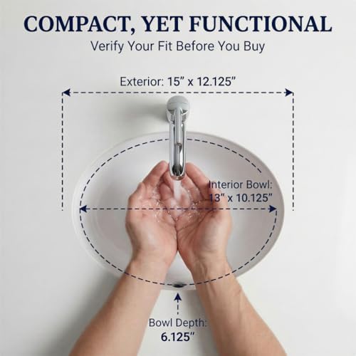 Nantucket Sinks UM-13x10-W-2P 2-Pack Small Undermount Bathroom Sink 13"x10" - 1