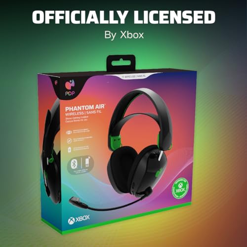 PDP Xbox Phantom Wireless Headset Black