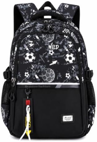 Armbq Soccer Backpack Kids School Bag for Boys Teens Football Elementary Middle School Casual Bookbags