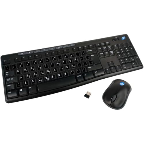 Kit ratón teclado wifi plug & play para trabajar cómodamente en tu escritorio