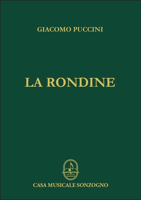 Rondine Opera Completa. Gesang mit Klavier.
