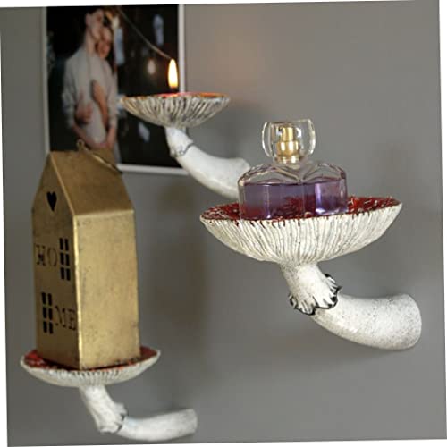 Hanging Shelves, Shelves For Wall, Plant Shelf, Living Room Ornaments Mushroom Hanging Shelf Wall Floating Shelf Resin Storage Shelves Ornaments For Bedroom Living Room Bathroom L #TOP6
