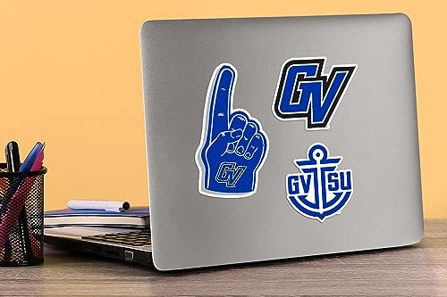 Image of Grand Valley State University 8ct Vinyl Large Deluxe Stickers Variety Pack - Laptop, Water Bottle, Scrapbooking, Tablet, Skateboard, Indoor /Outdoor - Set of 8