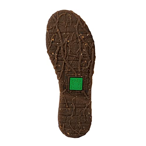 El Naturalista Para Mujer. 254721101005_001 Botines De Piel N5472 Pleasant Black/Angkor (36), Negro, Plano, 1 A 3Cm, Cremallera, Casual - 3