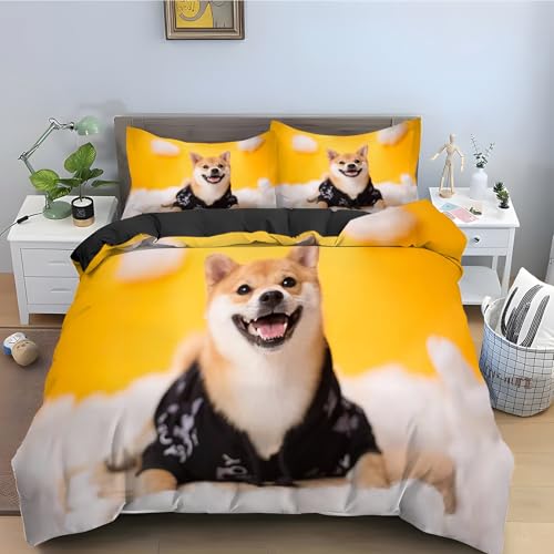 Corgi parure de lit animal 200x200 pour cocooner dans une chambre d'ado ou d'adulte chaleureuse - 2