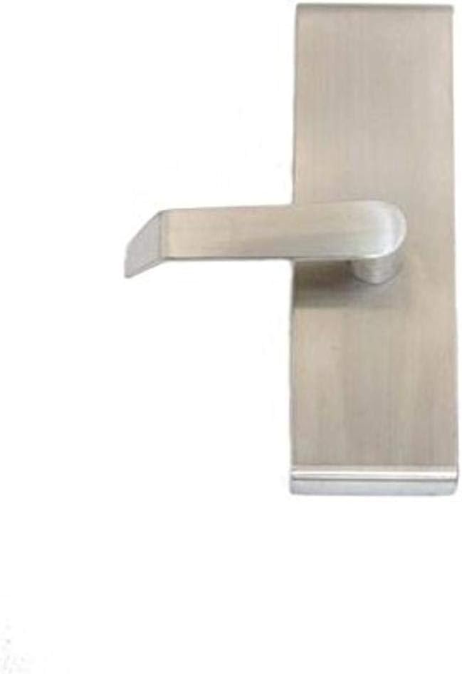 MaxGrade MET100L32D Passage Escutcheon Lever Exit Device Trim, Satin Stainless Steel
