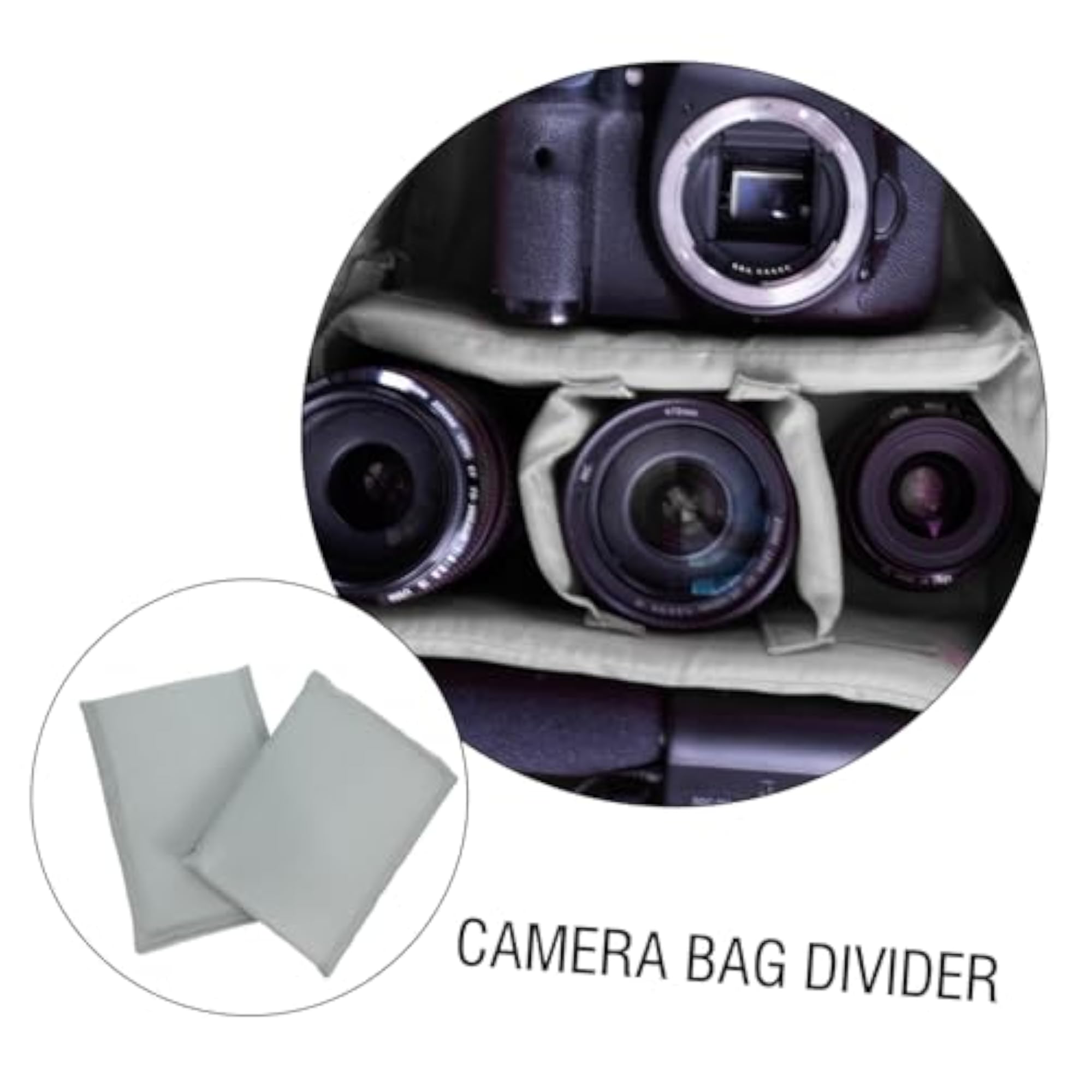 Camera Bag Pad Padded Divider for DSLR Small Camera