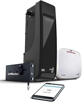سلسلة 98022 Premium من LiftMaster تم استبدال بطارية احتياطية لفتاحة باب المرآب ذات عمود الرافعة 8500 مع شبكة WiFi