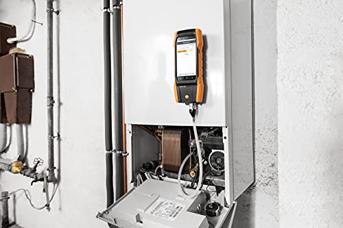 testo 300 I Residential and Commercial Combustion Analyzer Kit with optional bluetooth printer I CO Meter for flue gas, draft, differential pressure and ambient CO levels of heating systems