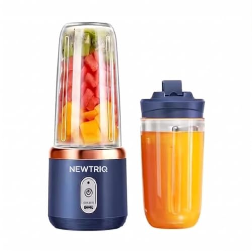 Image of Portable Blender Electric Juicers Fruit Mixers USB Rechargeable Smoothie Mini Personal Juicer 6 Blades 3Gears With 1500 Mah Rechargeable Battery-Smoothie Food Blender D1