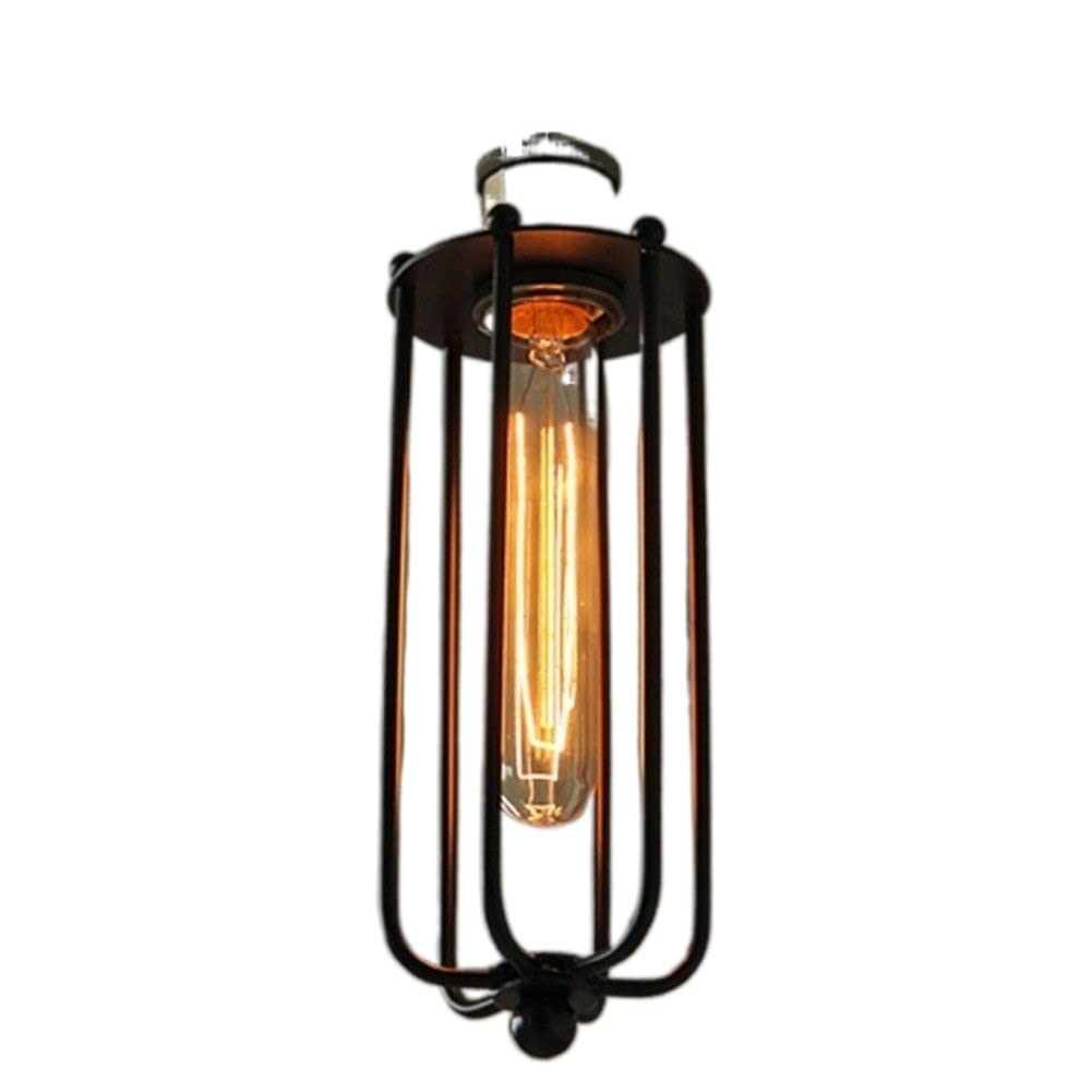 Iluminación retro industrial con lámpara metálica E27