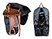Majestic Ally Nylon Padded Horse Western Saddle Carry Bag, Bridle Bag Set, Multiple Colors (Black)