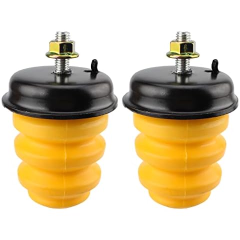AUTOKAY 523-049/15712438 Rear Frame Leaf Spring Bumper Bump Stop Fits for Chevrolet Silverado 1500 Hd Pickup Truck for GMC Sierra 1500-2 Pcs Rear Axle Bumper Cover