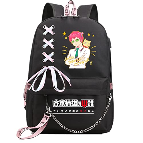 ISaikoy Anime The Disastrous Life Of Saiki K Backpack Shoulder Bag Bookbag School Bag 5