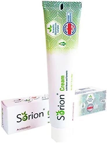 Sorion Cream for Psoriasis and Ayurveda Skin Care with Coconut Oil, Neem, Turmeric, Gentle Moisturizer for Itch Relief, Formula with Vitamin C, Vitamin A, Vitamin E to Renew Beauty