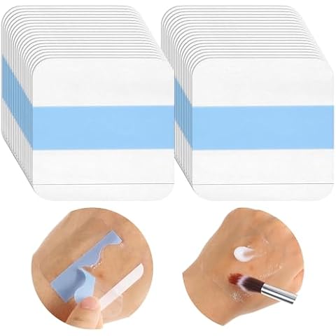 Ptwola 100PCS Disposable Makeup Palette Cover