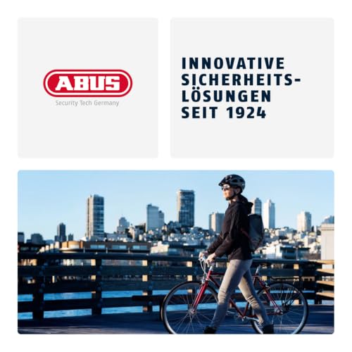 ABUS Faltschloss Bordo 6000K mit SH-Schlosshalter - Fahrradschloss mit XPlus Zylinder für hohen Manipulationsschutz - ABUS-Sicherheitslevel 10 - Länge 90 cm