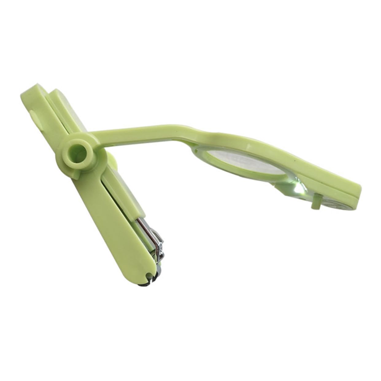Toyvian 3pezzi Cutter Per Unghie Per Luce e Ingranditore Manicure Sicuro e Pratico Per Unghie Verde