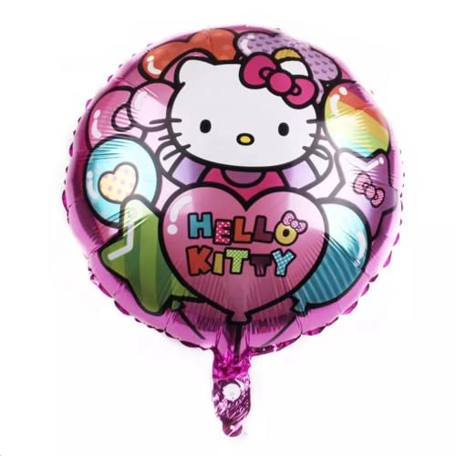 Hello Kitty Kids Party Balloons - Set Of 6 Balloon Decorations For A Hellokitty Bouquet Backdrop Ballon Decoration Banner Great For A Birthday Or Graduation #TOP2