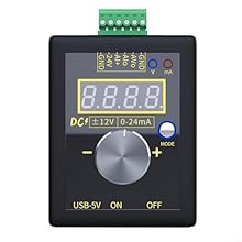 [COMPLETE SETUP] This voltage and current signal generator includes essential components for efficient testing, available in Type 1 (excluding battery) and Type 2 (including battery) options. [USER-FRIENDLY DISPLAY] Featuring a 4-digit high-definitio...