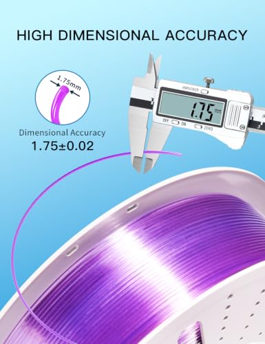 Image of PINBALL PETG Rainbow 3D Printer Filament 1.75mm, Multicolor Translucent PETG Filament, Accuracy + /- 0.02 mm, 1kg Spool (2.2lbs)