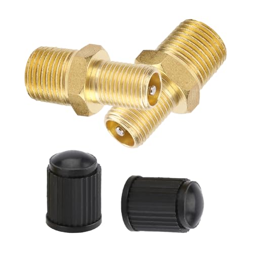 Glomora Schrader Valve, 2 PCS 1/4