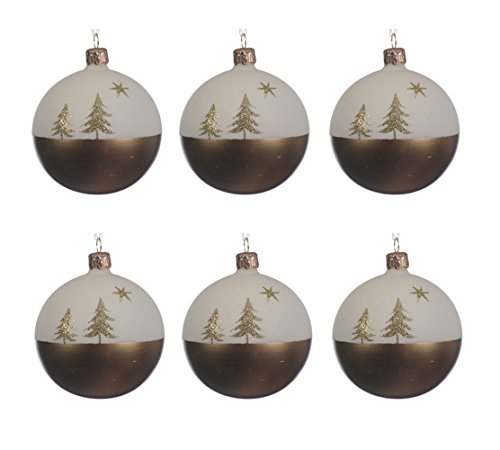 Boules de Noël en verre de 8 cm pour illuminer vos soirées d'hiver